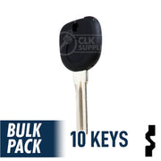 GM Circle Plus Transponder Key ( B111-PT, 5903089 ) Pack of 10 Automotive Key JMA USA