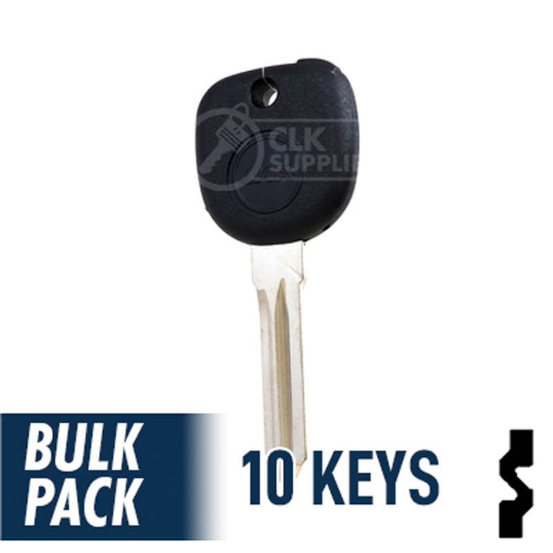 GM Circle Plus Transponder Key ( B111-PT, 5903089 ) Pack of 10 Automotive Key JMA USA