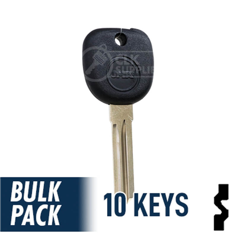 GM Circle Plus Transponder Key ( B111-PT, 5903089 ) Pack of 10 Automotive Key JMA USA