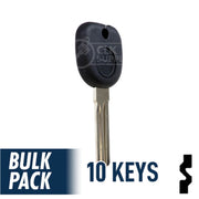 GM Circle Plus Transponder Key ( B111-PT, 5903089 ) Pack of 10 Automotive Key JMA USA