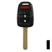 Honda 3 Button Remote Head Key (3B8) -By Ilco Automotive Key Ilco
