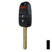 Honda 3 Button Remote Head Key (3B8) -By Ilco Automotive Key Ilco