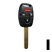 Honda 4 Button Remote Head Key (4B3) - By Ilco Automotive Key Ilco
