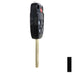 Honda 5 Button Remote Head Key (5B1) - By Ilco Automotive Key Ilco