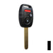 Honda Fit 3 Button Remote Head Key (3B5) - By Ilco Automotive Key Ilco
