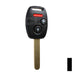 Honda Fit 3 Button Remote Head Key (3B5) - By Ilco Automotive Key Ilco