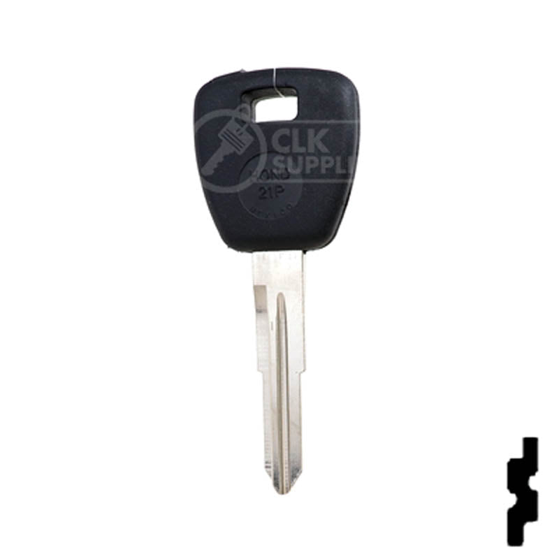 JMA Cloneable Key Honda HD111PT (TPX3HOND-21.P) Automotive Key JMA USA