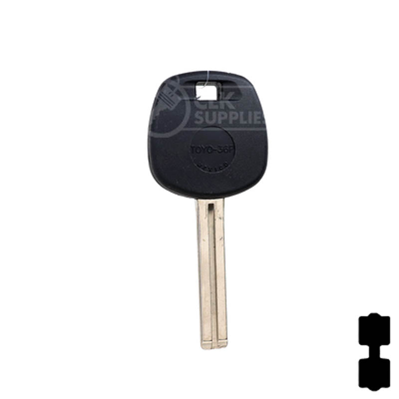 JMA Cloneable Key Toyota TOY50PT (TPX2TOYO-36.P) Automotive Key JMA USA
