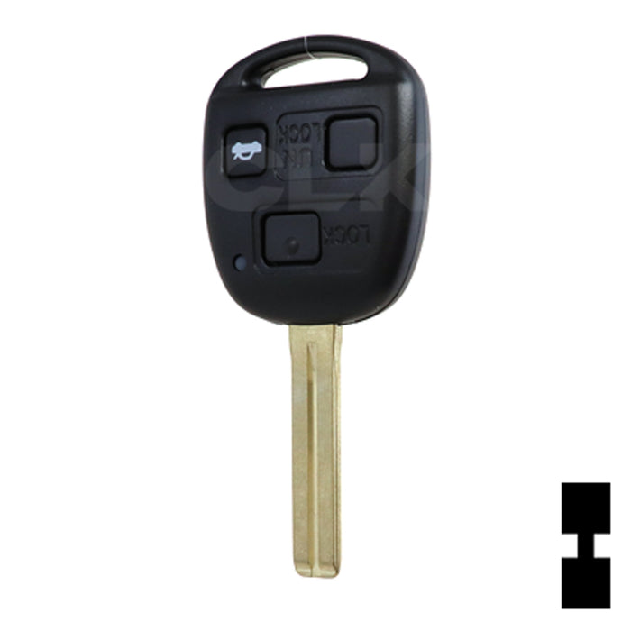 Lexus 3 Button 4C Remote Head Key (3B4) - By Ilco Automotive Key Ilco