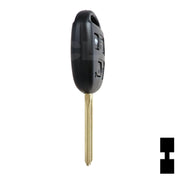 Lexus 3 Button 4C Remote Head Key (3B4) - By Ilco Automotive Key Ilco