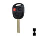Lexus 3 Button 4C Remote Head Key (3B5) - By Ilco Automotive Key Ilco