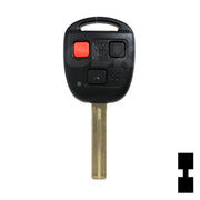 Lexus 3 Button 4D68 Remote Head Key (3B3) - By Ilco Automotive Key Ilco