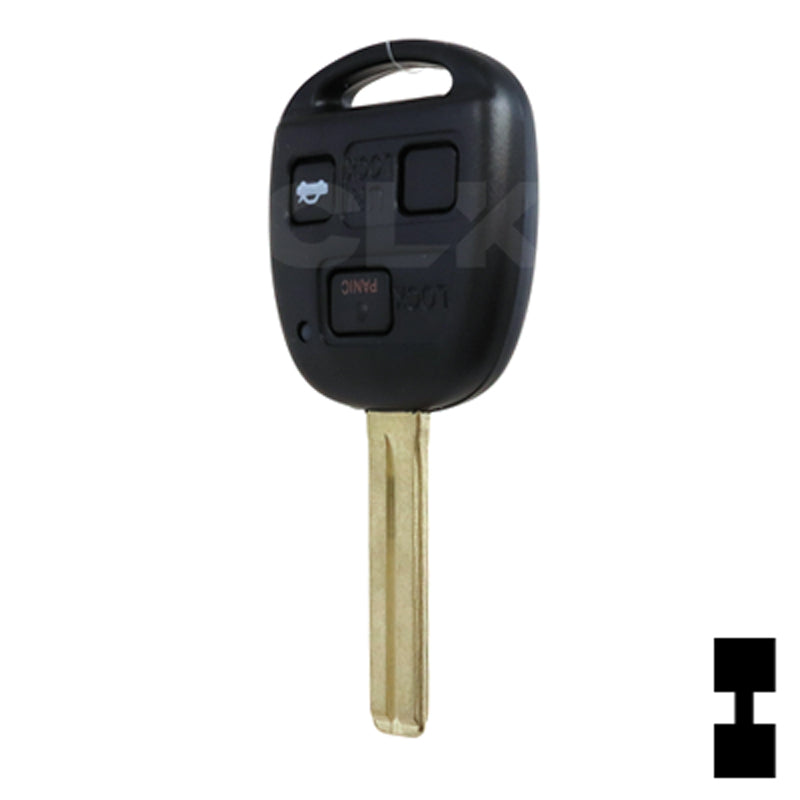 Lexus 3 Button Remote Head Key 3B6 – By Ilco Automotive Key Ilco