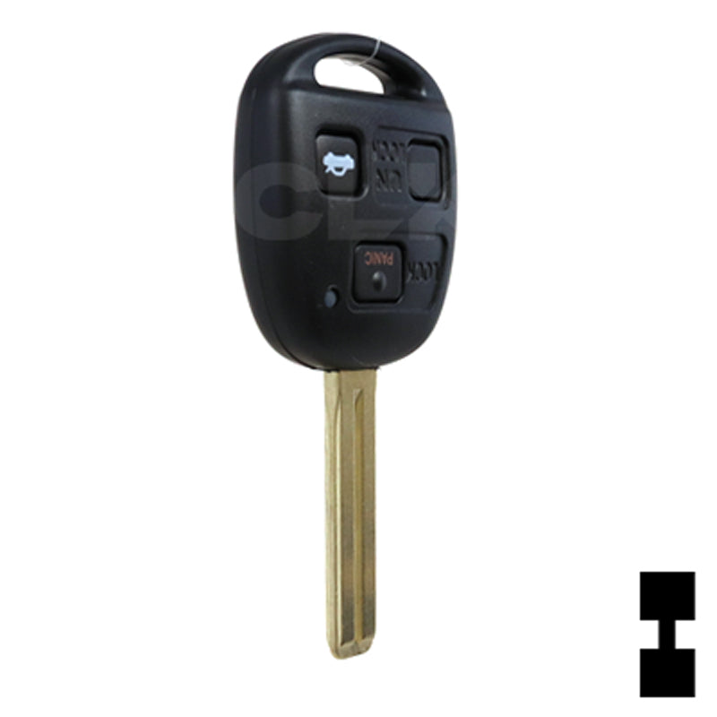 Lexus 3 Button Remote Head Key 3B6 – By Ilco Automotive Key Ilco
