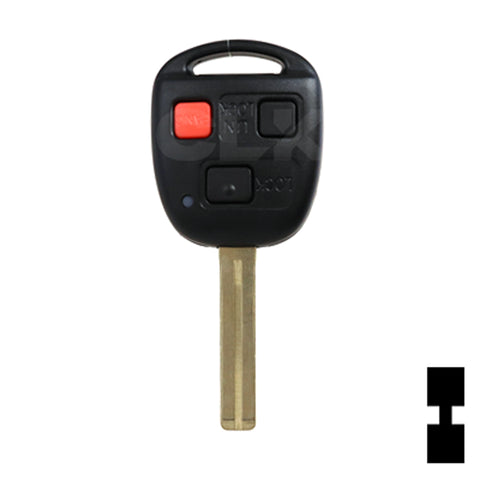 Lexus 3 Button Remote Head Key 3B7 – By Ilco