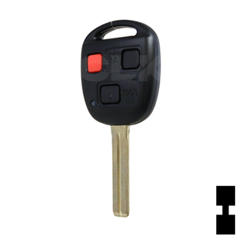 Lexus 3 Button Remote Head Key 3B8 – By Ilco Automotive Key Ilco