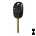 Lexus 3 Button Remote Head Key (TOY48/4C) (3B1) - By Ilco Automotive Key Ilco