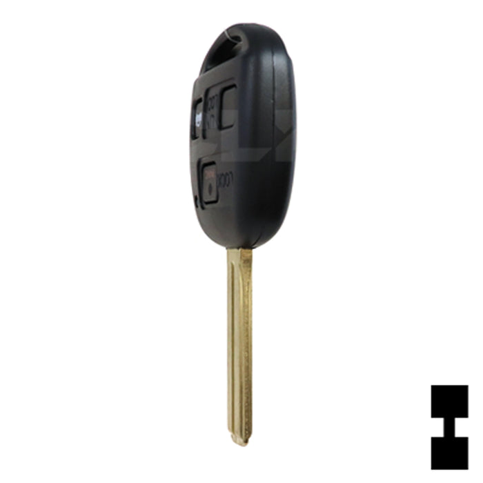 Lexus 3 Button Remote Head Key (TOY48/4C) (3B1) - By Ilco Automotive Key Ilco