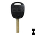 Lexus 3 Button Remote Head Key (TOY48/4C) (3B1) - By Ilco Automotive Key Ilco