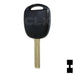 Lexus 3 Button Remote Head Key (TOY48/4C) (3B1) - By Ilco Automotive Key Ilco