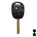 Lexus 3 Button Remote Head Key (TOY48/4C) (3B1) - By Ilco Automotive Key Ilco