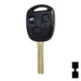 Lexus 3 Button Remote Head Key (TOY48/4D68) (3B2) - By Ilco Automotive Key Ilco