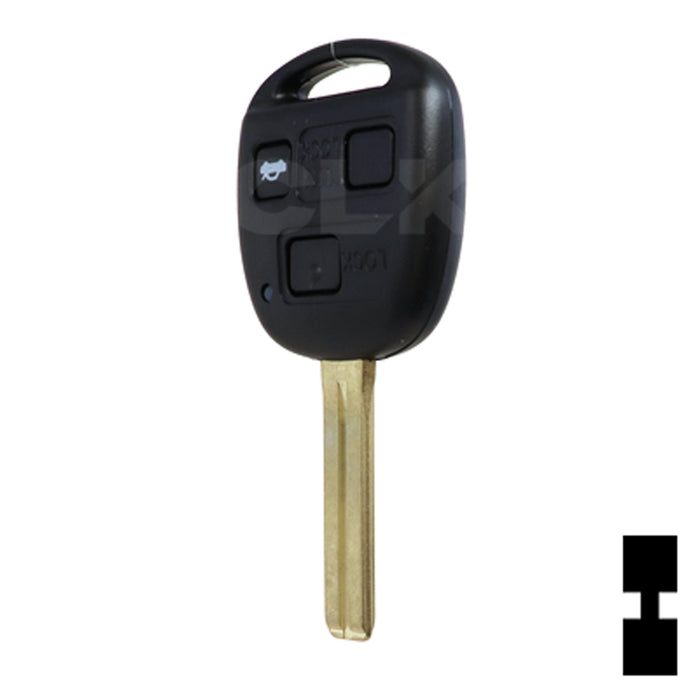 Lexus 3 Button Remote Head Key (TOY48/4D68) (3B2) - By Ilco Automotive Key Ilco
