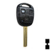 Lexus 3 Button Remote Head Key (TOY48/4D68) (3B2) - By Ilco Automotive Key Ilco
