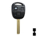 Lexus 3 Button Remote Head Key (TOY48/4D68) (3B2) - By Ilco Automotive Key Ilco