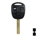 Lexus 3 Button Remote Head Key (TOY48/4D68) (3B2) - By Ilco Automotive Key Ilco