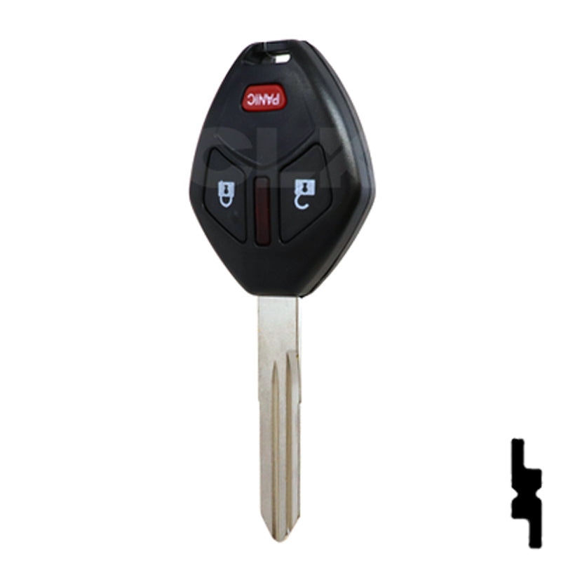 Mitsubishi 3 Button (MIT 16) Remote Head Key (3B2) - By Ilco Automotive Key Ilco