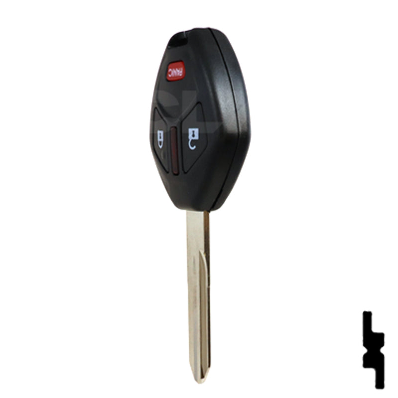 Mitsubishi 3 Button (MIT 16) Remote Head Key (3B2) - By Ilco Automotive Key Ilco