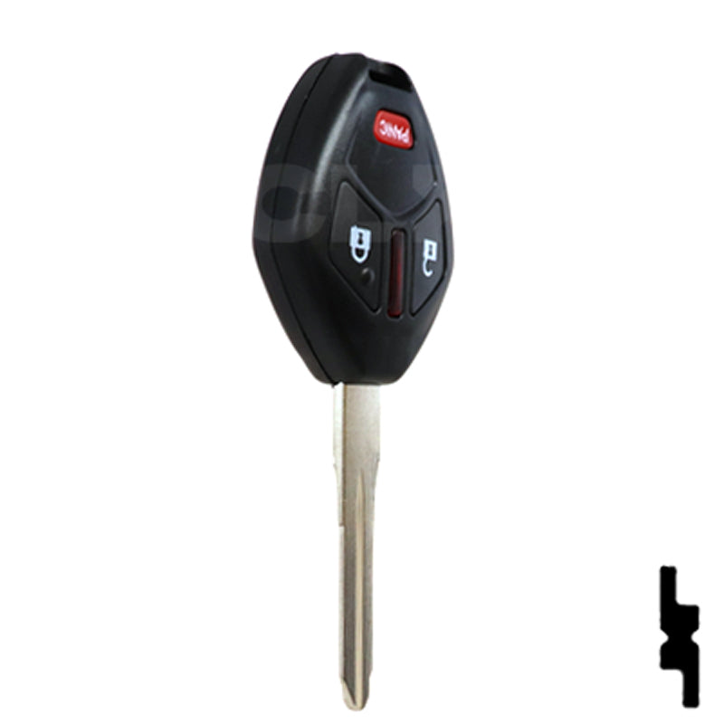Mitsubishi 3 Button (MIT 16) Remote Head Key (3B2) - By Ilco Automotive Key Ilco