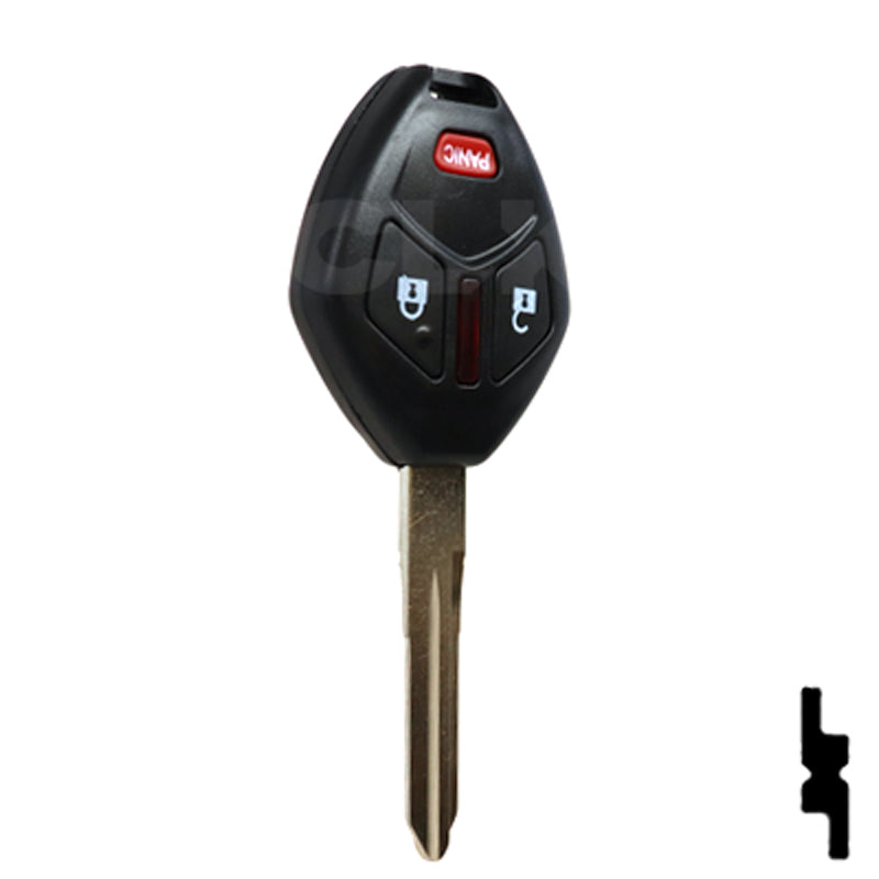 Mitsubishi 3 Button (MIT 16) Remote Head Key (3B2) - By Ilco Automotive Key Ilco