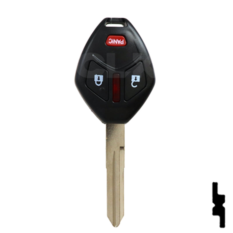 Mitsubishi 3 Button (MIT 16) Remote Head Key (3B2) - By Ilco Automotive Key Ilco