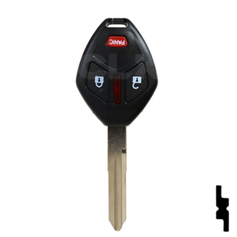 Mitsubishi 3 Button (MIT 16) Remote Head Key (3B2) - By Ilco
