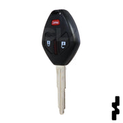 Mitsubishi 3 Button Remote Head Key (MIT 17) (3B1) - By Ilco Automotive Key Ilco