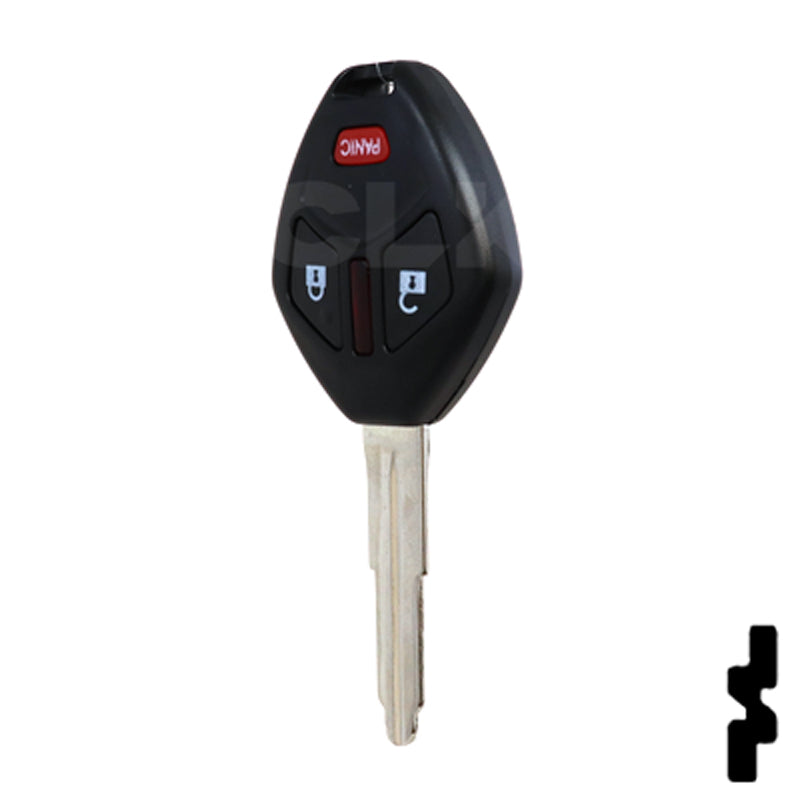 Mitsubishi 3 Button Remote Head Key (MIT 17) (3B1) - By Ilco Automotive Key Ilco