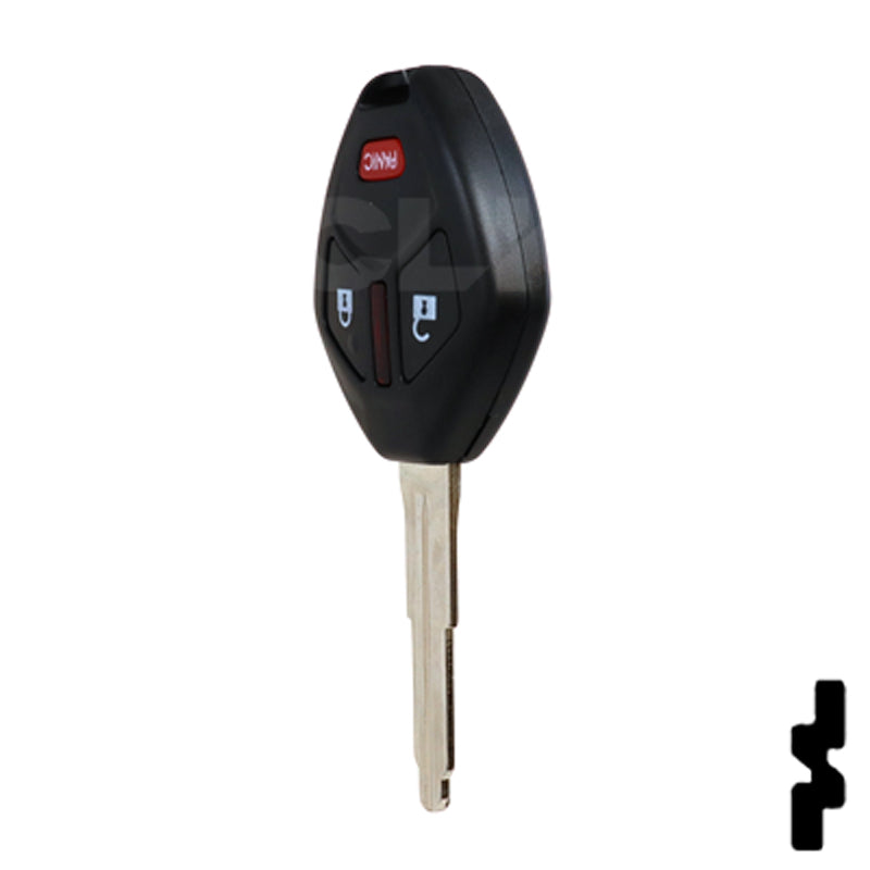 Mitsubishi 3 Button Remote Head Key (MIT 17) (3B1) - By Ilco Automotive Key Ilco