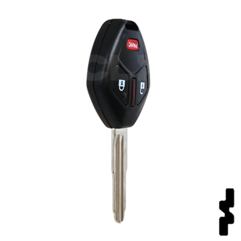 Mitsubishi 3 Button Remote Head Key (MIT 17) (3B1) - By Ilco Automotive Key Ilco