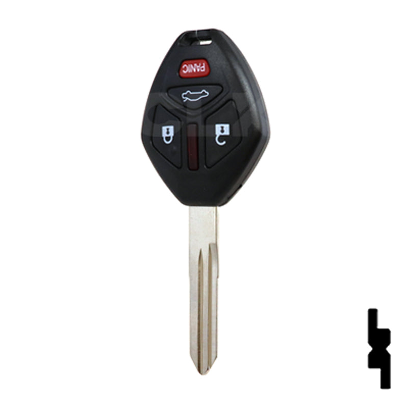 Mitsubishi 4 Button Remote Head Key (MIT 17) (4B2) - By Ilco Automotive Key Ilco