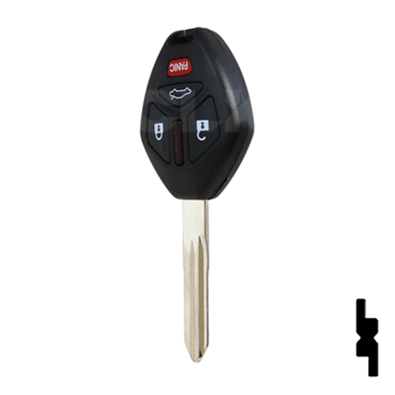 Mitsubishi 4 Button Remote Head Key (MIT 17) (4B2) - By Ilco Automotive Key Ilco