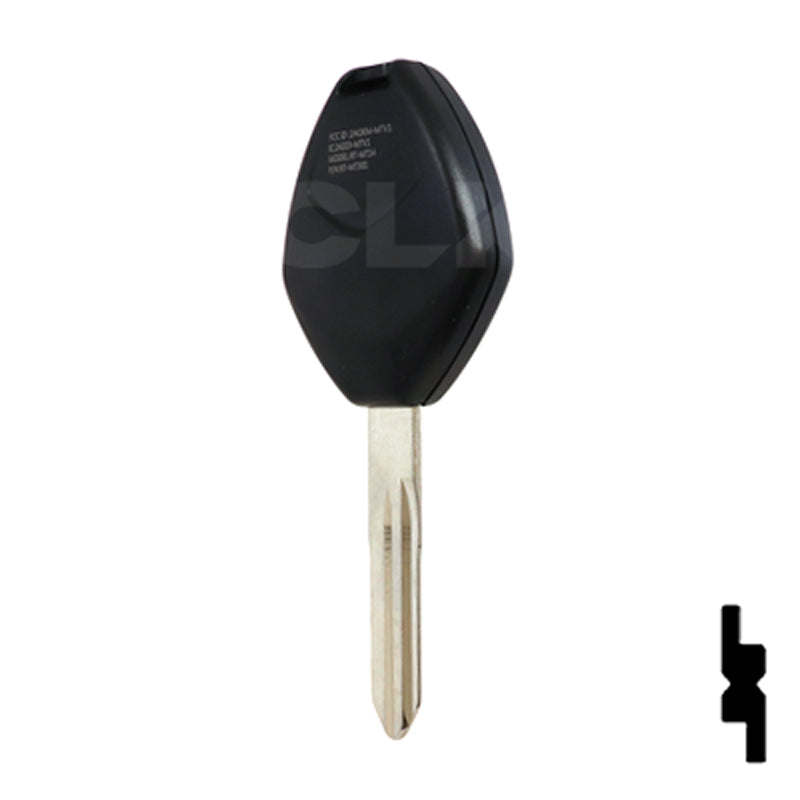 Mitsubishi 4 Button Remote Head Key (MIT 17) (4B2) - By Ilco Automotive Key Ilco