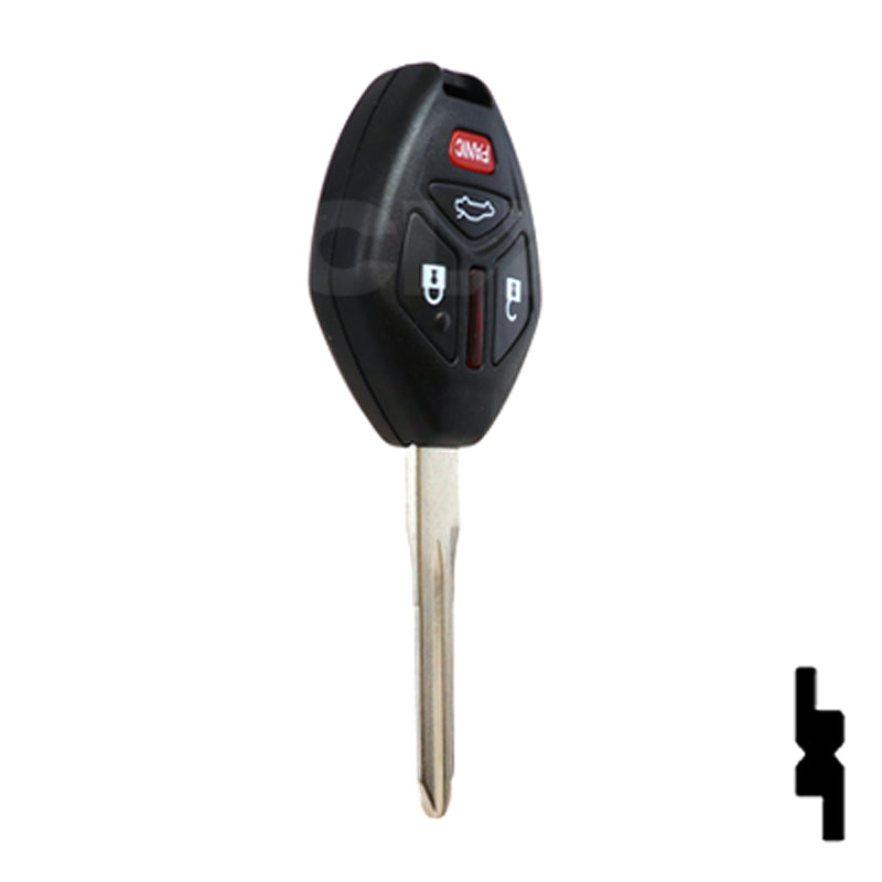 Mitsubishi 4 Button Remote Head Key (MIT 17) (4B2) - By Ilco Automotive Key Ilco