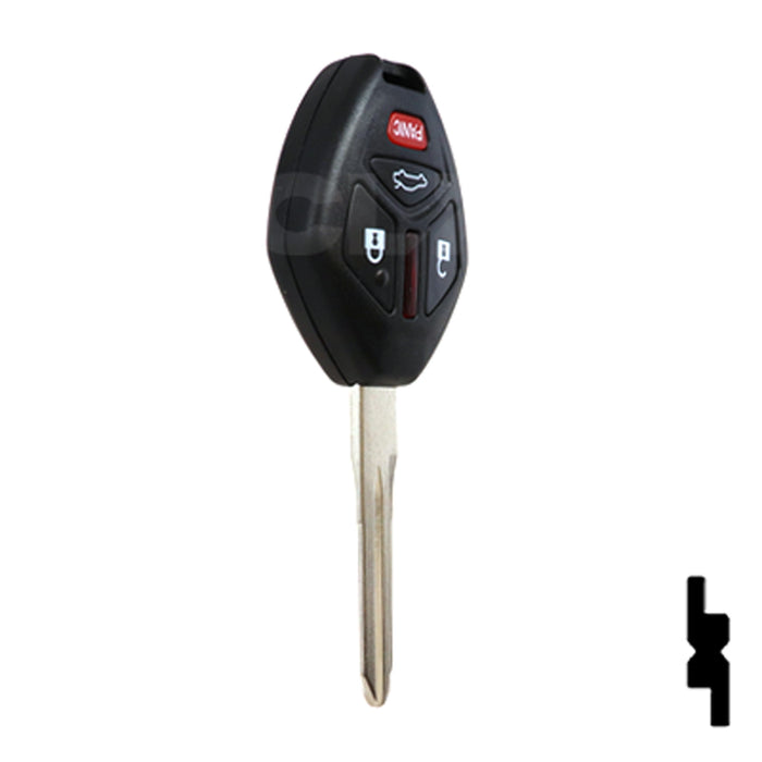 Mitsubishi 4 Button Remote Head Key (MIT 17) (4B2) - By Ilco Automotive Key Ilco