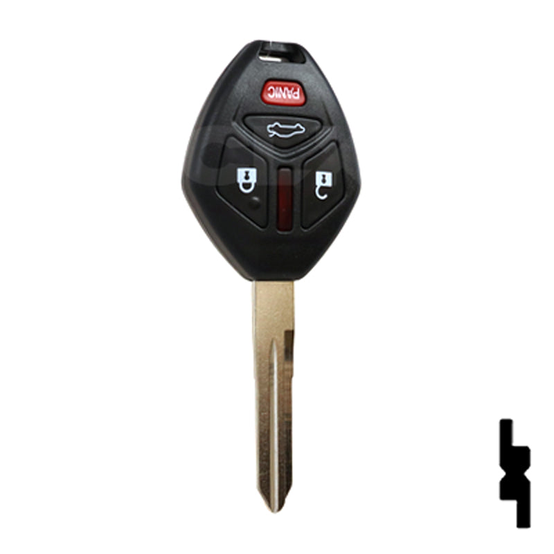 Mitsubishi 4 Button Remote Head Key (MIT 17) (4B2) - By Ilco Automotive Key Ilco