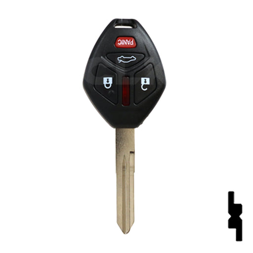 Mitsubishi 4 Button Remote Head Key (MIT 17) (4B2) - By Ilco Automotive Key Ilco