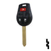 Nissan 3 Button Remote Head Key (3B1) - By Ilco Automotive Key Ilco