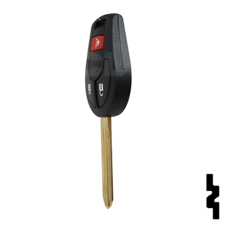 Nissan 3 Button Remote Head Key (3B1) - By Ilco Automotive Key Ilco