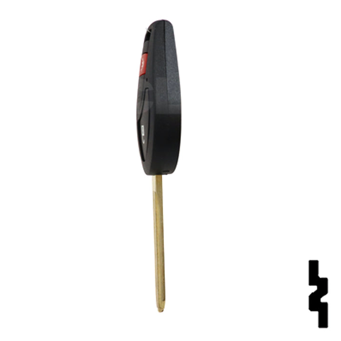 Nissan 3 Button Remote Head Key (3B1) - By Ilco Automotive Key Ilco